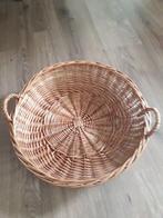 Rieten mand, Ophalen, Zo goed als nieuw, Rond, Riet