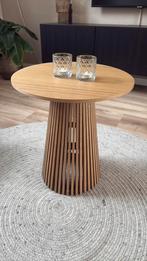 Bijzettafel, Huis en Inrichting, Tafels | Salontafels, 50 tot 100 cm, Rond, Ophalen of Verzenden, Zo goed als nieuw