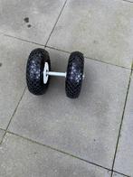 dubbele neuswieltjes caravan, Caravans en Kamperen, Ophalen, Zo goed als nieuw