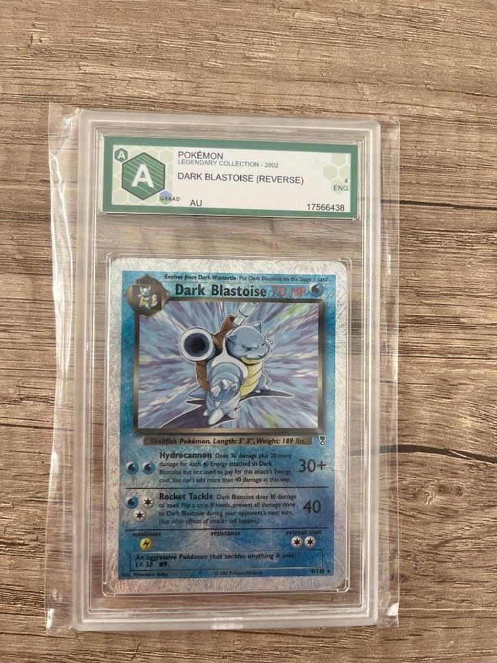 Dark Blastoise [Reverse Holo] #4 Pokemon LC, Hobby en Vrije tijd, Verzamelkaartspellen | Pokémon, Gebruikt, Losse kaart, Foil