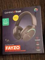 Trust GXT 491 Fayzo Gaming draadloze koptelefoon headphone, Overige merken, Bluetooth, Zo goed als nieuw, Op oor (supra aural)