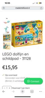 Lego dolfijn en schildpad, Ophalen of Verzenden, Zo goed als nieuw, Complete set, Lego