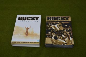 5 DVD`s Rocky Collection Rocky 1 t/m 5 Silvester Stallone beschikbaar voor biedingen