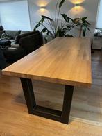 Eetkamertafel, Huis en Inrichting, Tafels | Eettafels, Ophalen, Gebruikt, Eikenhout, 200 cm of meer