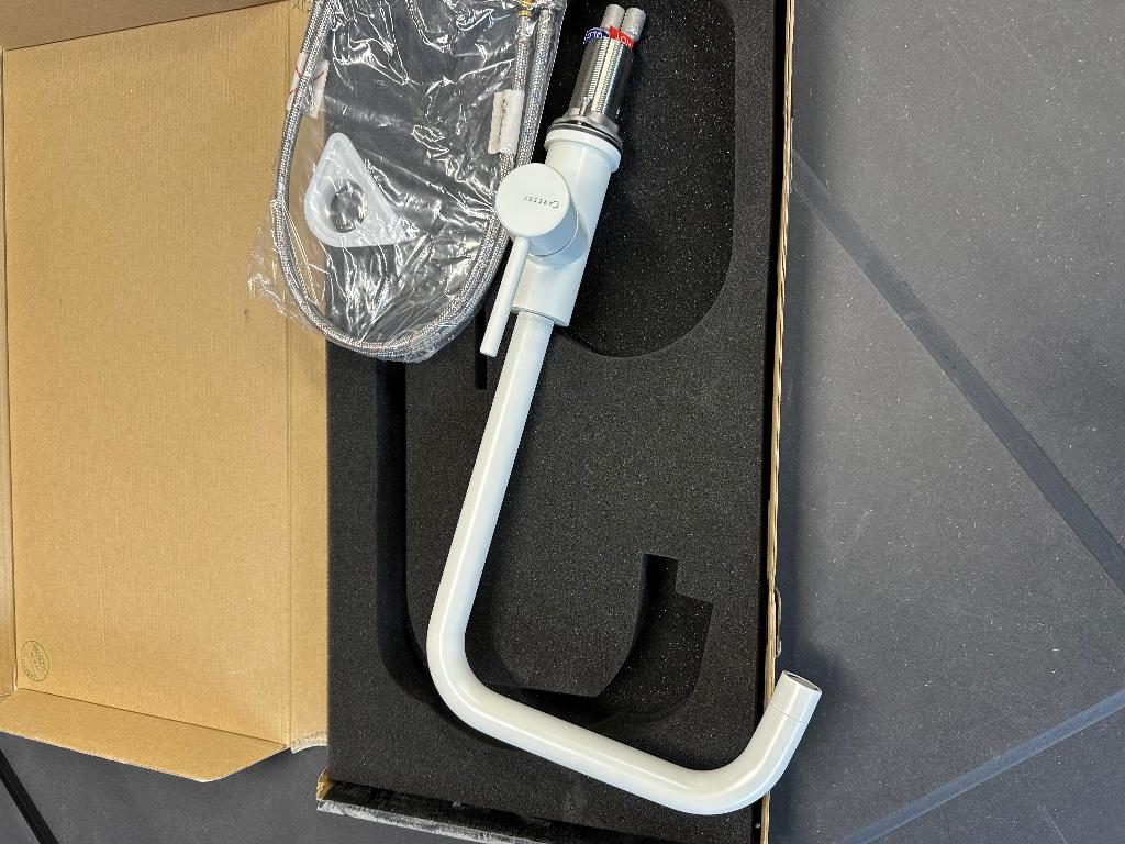 CARESSI CA106WH ECO Keukenkraan, Minder dan 50 cm, Wit, Nieuw, Ophalen of Verzenden