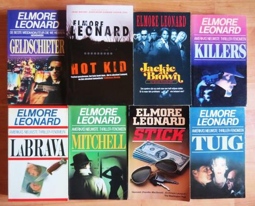 8x Elmore Leonard, Boeken, Thrillers, Zo goed als nieuw, Nederland, Ophalen of Verzenden