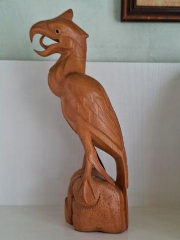 Oude Balinese vogel/houtsnijwerk/ jaren '50 beschikbaar voor biedingen