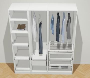 Ikea Pax Kasten Reinsvoll Luxe 175x201 Pax Kledingkast - afbeelding 7