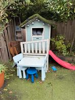 Leuk speelhuisje met keukentje - Gratis!, Ophalen of Verzenden, Gebruikt, Hout