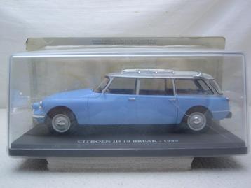 Citroën ID19 Break 1959 blauw / wit 1:24 Atlas beschikbaar voor biedingen