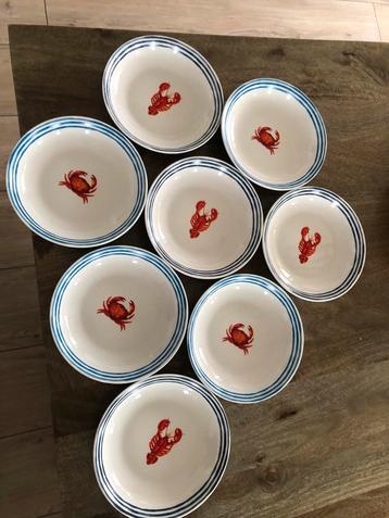 Siaki Diepe Borden Krab & Kreeft - Nieuw! beschikbaar voor biedingen