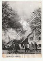 Wassenaar brand Hotel de Kieviet oude persfoto 1956, Gebruikt, Verzenden, Foto, 1940 tot 1960