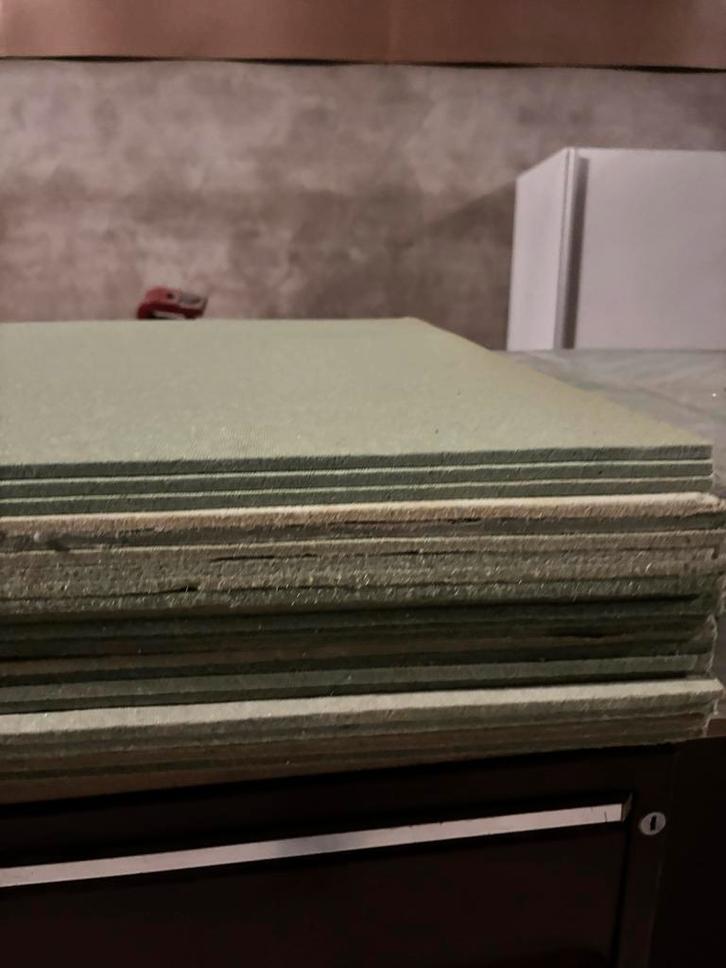 Ondervloerplaten (+/- 32 stuks), Doe-het-zelf en Verbouw, Platen en Panelen, Gebruikt, Hout, Minder dan 20 mm, Ophalen