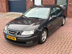 Saab 9-3 1.8 T Sport Sedan 2004 Zwart/bruin, Auto's, Voorwielaandrijving, 74 €/maand, 4 cilinders, Bruin