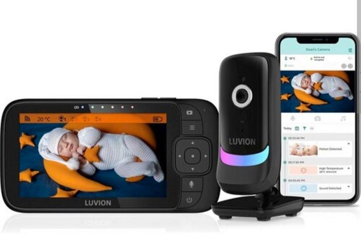 Luvion Connect Babyfoon - Met 2 losse camera's! En standaard, Kinderen en Baby's, Babyfoons, Zo goed als nieuw, 250 meter of meer