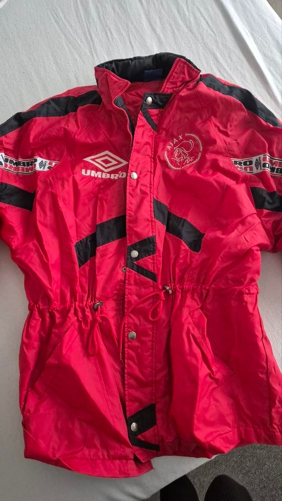 Ajax Amsterdam x Umbro winterjas uit de jaren 90 - XXL., Ophalen of Verzenden, Overige maten, Blauw