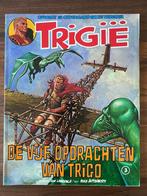 Trigië - De Vijf Opdrachten van Trigo, Gelezen, Eén stripboek, Ophalen of Verzenden, Don lawrence