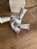 Nieuwe bolbasis 1 fitting E27 5 lampen, Kunststof, 1 fitting 5 lampen, Nieuw, Ophalen of Verzenden