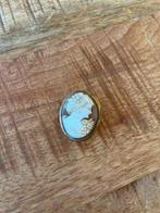 Goudkleurige Camee Broche/Amulet, Ophalen of Verzenden, Gebruikt, Minder dan 4 cm, Overige materialen