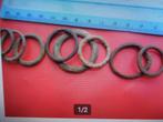 Lot 18eeuwse bronze Harnas Ringen, Antiek en Kunst, Antiek | Koper en Brons, Verzenden, Brons