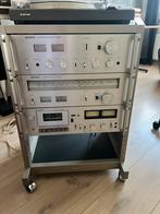 🔴Vintage 🛑Sony Stereo Toren met Platenspeler, Ophalen, Gebruikt, Automatisch, Platenspeler