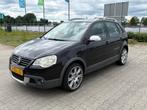 Volkswagen POLO 1.4-16V CROSS 5-DEURS /AIRCO /STOELVERWARMIN, 15 km/l, Gebruikt, 4 cilinders, Zwart