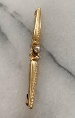 Vintage K&L Amerik gemerkte vergulde staaf broche, Ophalen of Verzenden, Zo goed als nieuw, Overige materialen