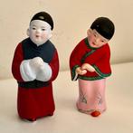 Twee Chinese keramiek poppetjes, Ophalen of Verzenden, Zo goed als nieuw, Mens
