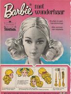 Retro reclame 1974 Mattel Barbie pop met wonderhaar, Verzenden, Overige typen