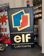 elf motor olie reclame lichtbak, Verzamelen, Merken en Reclamevoorwerpen, Ophalen, Gebruikt, ., Lichtbak of (neon) lamp