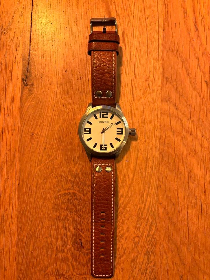 Oozoo Herenhorloge - Stijlvol en Tijdloos!, Sieraden, Tassen en Uiterlijk, Horloges | Heren, Gebruikt, Polshorloge, Overige merken