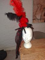 Carnaval Hoofdtooi met Haarband Moulin rouge, Kleding | Dames, Maat 38/40 (M), Carnaval, Ophalen of Verzenden, Zo goed als nieuw