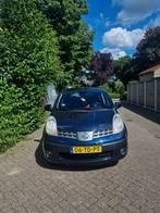 Nissan Note 1.4 uit 2006 (blauw) KM NAP, Auto's, Fiat, Voorwielaandrijving, Stof, 54 pk, Zwart