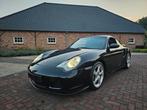 Porsche 996 Turbo 2003 Zwart, Auto's, Automaat, Zwart, 4 stoelen, Zwart