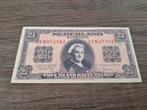 Prachtig+ biljet 2,5 gulden 1945, muntbiljet Wilhelmina, Ophalen of Verzenden