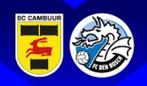 ticket SC Cambuur-FC Den Bosch (uitvak) buscombi, Verzenden, Zo goed als nieuw, Overige binnenlandse clubs, Overige typen