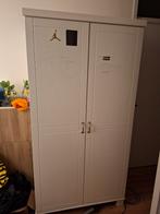 Massief houten kleding kast wit, Huis en Inrichting, Kasten | Kledingkasten, Ophalen, Gebruikt, 50 tot 100 cm, 150 tot 200 cm