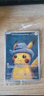 pikachu with grey felt hat. Van Gogh, Hobby en Vrije tijd, Verzamelkaartspellen | Pokémon, Ophalen of Verzenden, Nieuw, Losse kaart