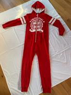 Rode onesie, jumpsuit maat 134-140 Hema 100% katoen Carnaval, Ophalen of Verzenden, Zo goed als nieuw, Jongen of Meisje, Nacht- of Onderkleding