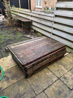 8x Steenschotten hout (Lariks), 140x97x5 cm, Ophalen, Gebruikt, Hout