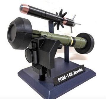 3D-geprinte schaalmodel van een javelin!  beschikbaar voor biedingen