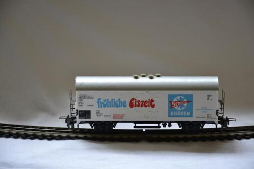 DB Kühlwagen Schöller-Eis TRIX HO, Hobby en Vrije tijd, Modeltreinen | H0, Zo goed als nieuw, Wagon, Gelijkstroom, Trix, Analoog