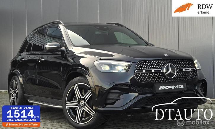 Mercedes GLE 450d 2xAMG Lucht Pano Burm Distr Enz Vol opties, Auto's, Mercedes-Benz, Bedrijf, Te koop, GLE, 360° camera, 4x4, ABS