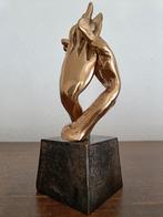 Bronzen handen sculptuur., Antiek en Kunst, Ophalen of Verzenden