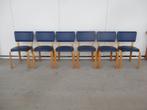 SALE ! 6x Alvar Aalto Model 63 stoelen Artek vintage design, Huis en Inrichting, Stoelen, Ophalen, Gebruikt, Blauw, Vijf, Zes of meer stoelen