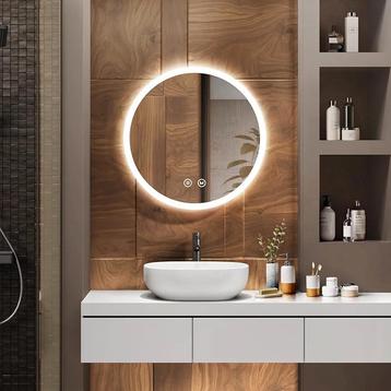 Ronde LED Spiegel met Dimfunctie badkamerspiegel 50 cm beschikbaar voor biedingen