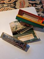 Olskool vintage antieke jaren 50 mondharmonica's, Gebruikt, Overige typen, Ophalen of Verzenden, Met koffer of doosje