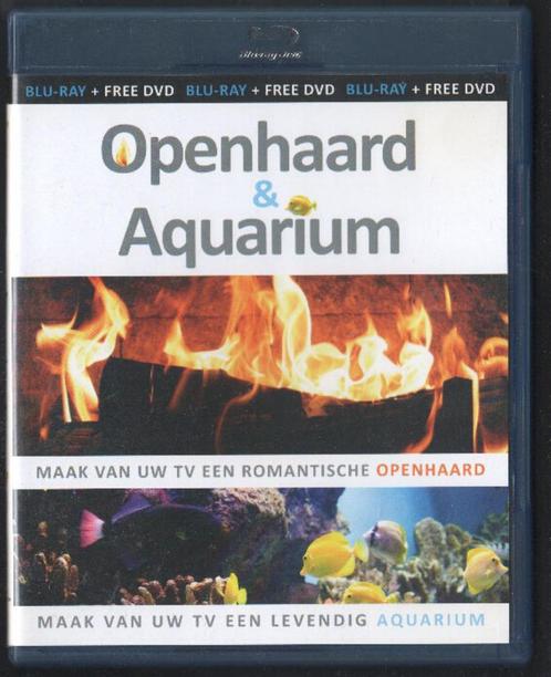 Openhaard & Aquarium+DVD, DVD mist. Blu-ray. AKTIE!, Cd's en Dvd's, Blu-ray, Gebruikt, Overige genres, Ophalen of Verzenden