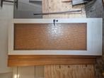 Binnendeur met glas en slot, Doe-het-zelf en Verbouw, Deuren en Horren, Ophalen, Gebruikt, 80 tot 100 cm, Binnendeur