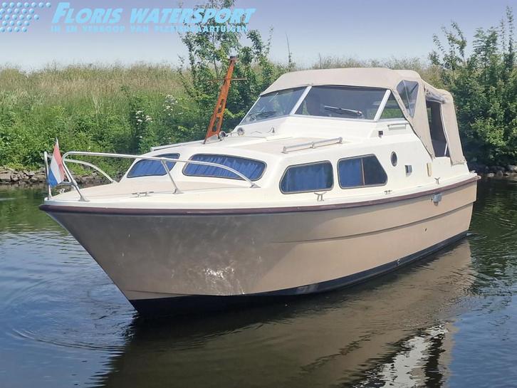 Waterland 75 OK (bj 1978), Watersport en Boten, Motorboten en Motorjachten, Gebruikt, 6 tot 9 meter, Overige brandstoffen, 30 tot 50 pk